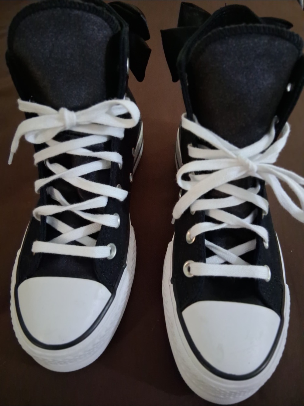 Converse Black and White Kids High-Top Sneakers